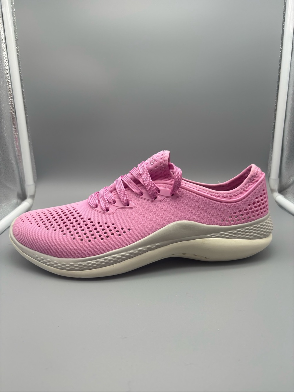 Crocs | LiteRide 360 Pacer Shoes - Pink White ; Womens 10